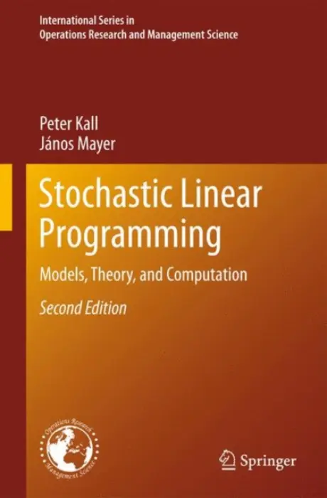 Stochastic Linear Programming - Kall, Peter a Mayer, Janos