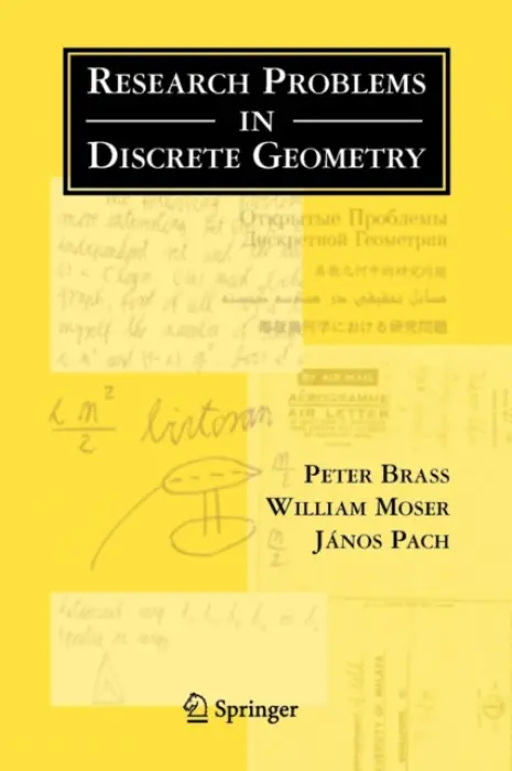 Research Problems in Discrete Geometry - Brass, Peter a Moser, William O. J. a Pach, Janos