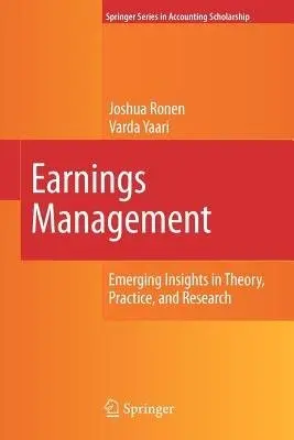 Earnings Management - Ronen, Joshua a Yaari, Varda