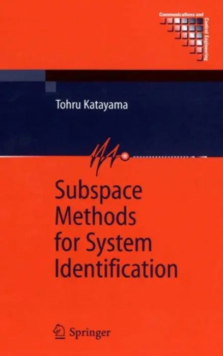 Subspace Methods for System Identification - Katayama, Tohru