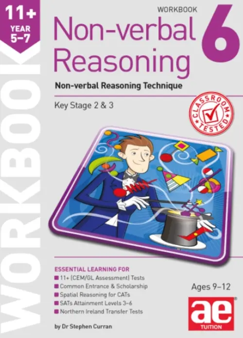 11+ Non-verbal Reasoning Year 5-7 Workbook 6 - Curran, Stephen C. a Knowles, Natalie