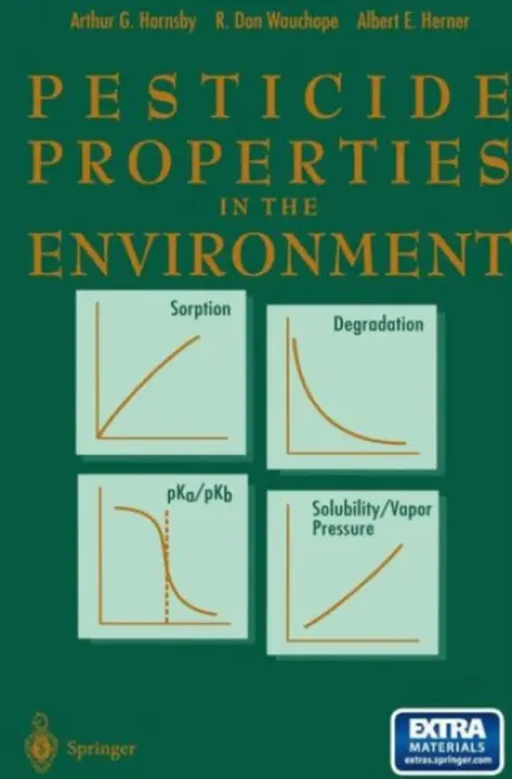 Pesticide Properties in the Environment - Hornsby, A.G. a Wauchope, R.Don a Herner, A.