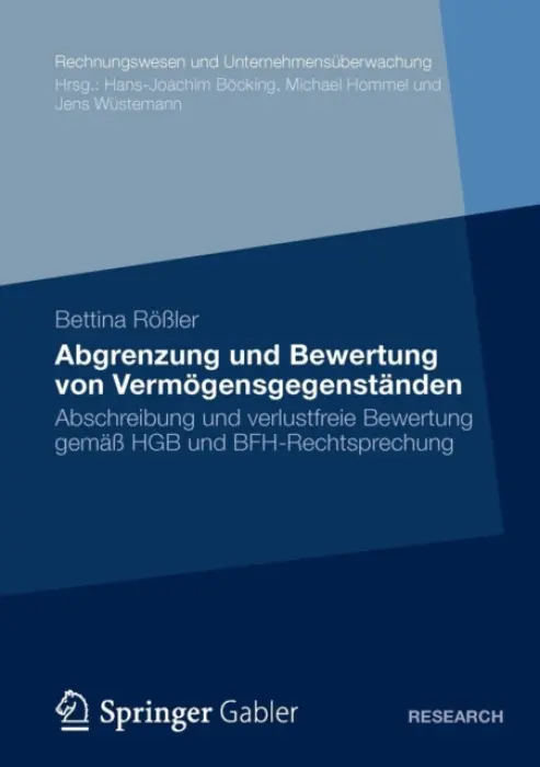 Abgrenzung und Bewertung von Vermogensgegenstanden - RoĂźler, Bettina