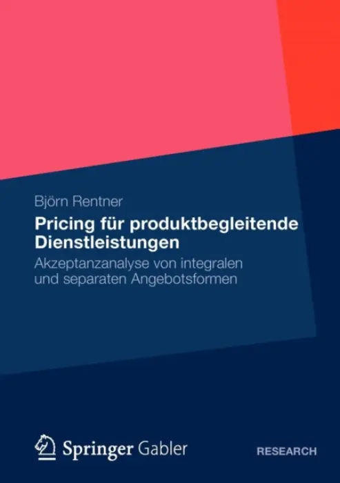 Pricing fur produktbegleitende Dienstleistungen - Rentner, Bjorn