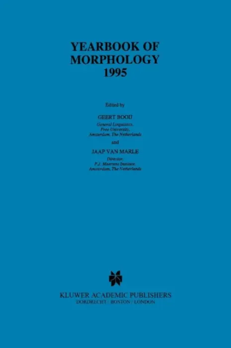 Yearbook of Morphology 1995