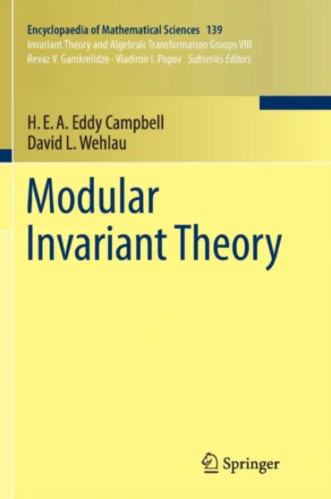 Modular Invariant Theory - Campbell, H.E.A. Eddy a Wehlau, David L.
