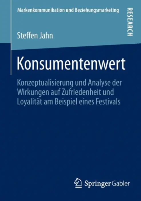 Konsumentenwert - Jahn, Steffen