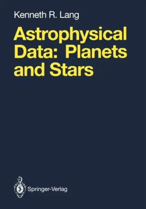 Astrophysical Data - Lang, Kenneth R.