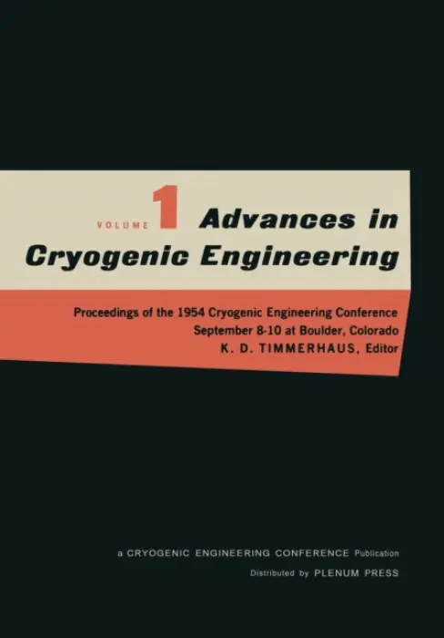 Advances in Cryogenic Engineering - Timmerhaus, K. D.