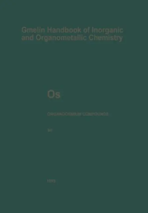 Os Organoosmium Compounds - Behrends, Kerstin