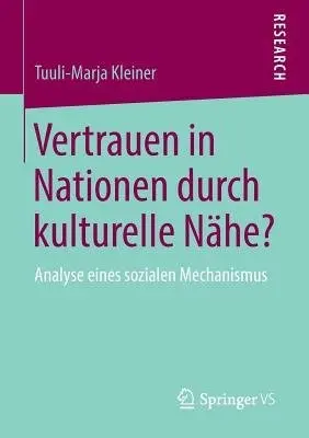 Vertrauen in Nationen durch kulturelle Nahe? - Kleiner, Tuuli-Marja