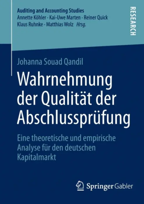 Wahrnehmung der Qualitat der Abschlussprufung - Qandil, Johanna Souad