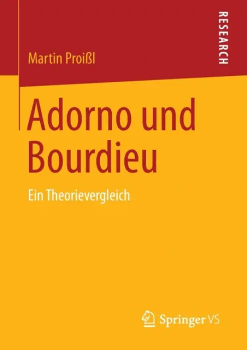 Adorno und Bourdieu - ProiĂźl, Martin