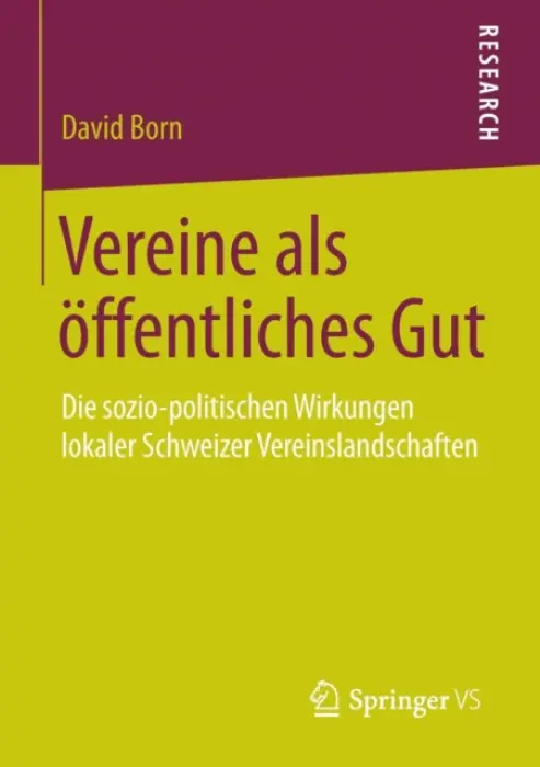 Vereine als offentliches Gut - Born, David