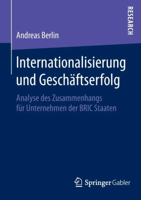 Internationalisierung und Geschaftserfolg - Berlin, Andreas