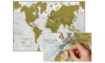 Svet - stieracia mapa