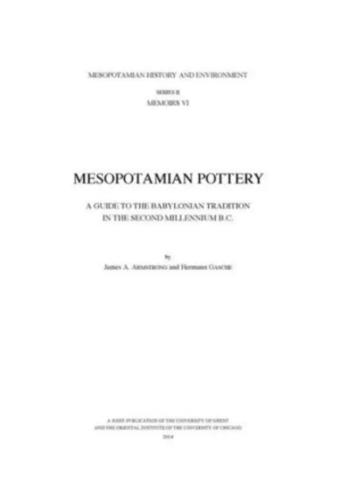 Mesopotamian Pottery - Armstrong, James A. a Gasche, Hermann
