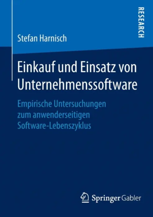 Einkauf und Einsatz von Unternehmenssoftware - Harnisch, Stefan