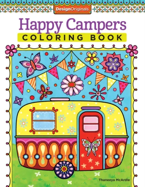 Happy Campers Coloring Book - McArdle, Thaneeya