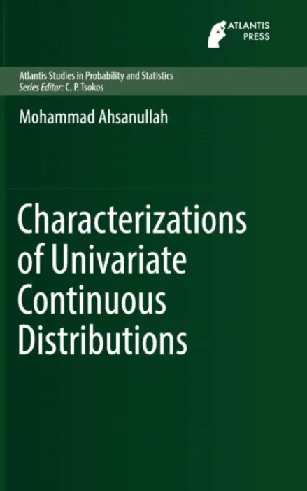 Characterizations of Univariate Continuous Distributions - Ahsanullah, Mohammad