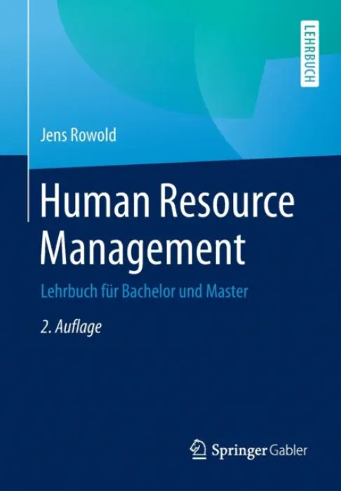 Human Resource Management - Rowold, Jens