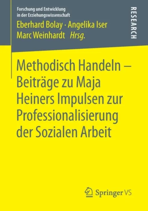Methodisch Handeln - Beitrage zu Maja Heiners Impulsen zur Professionalisierung der Sozialen Arbeit