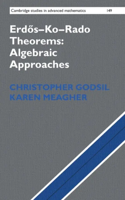 Erdos-Ko-Rado Theorems: Algebraic Approaches - Godsil, Christopher (University of Waterloo, Ontario) a Meagher, Karen (University of Regina, Saskatchewan, Canada)