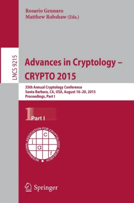 Advances in Cryptology -- CRYPTO 2015