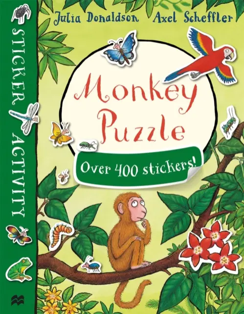 Monkey Puzzle Sticker Book - Julia Donaldsonová