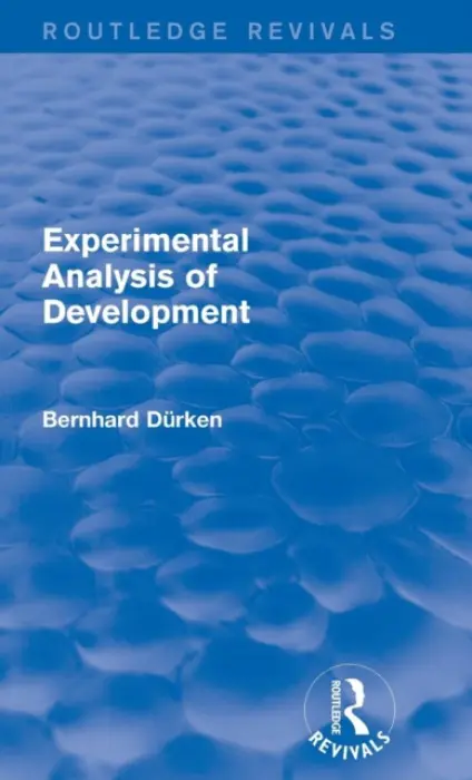 Experimental Analysis of Development - Durken, Bernhard