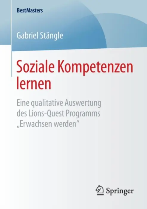 Soziale Kompetenzen lernen - Stangle, Gabriel