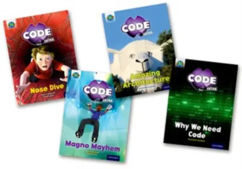 Project X CODE Extra: Gold Book Band, Oxford Level 9: Marvel Towers and CODE Control, Mixed Pack of 4 - Caldecott, Elen a Guillain, Charlotte
