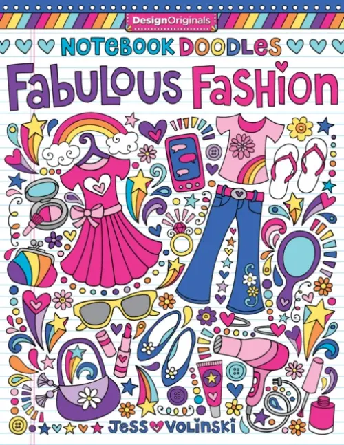 Notebook Doodles Fabulous Fashion - Volinski, Jess