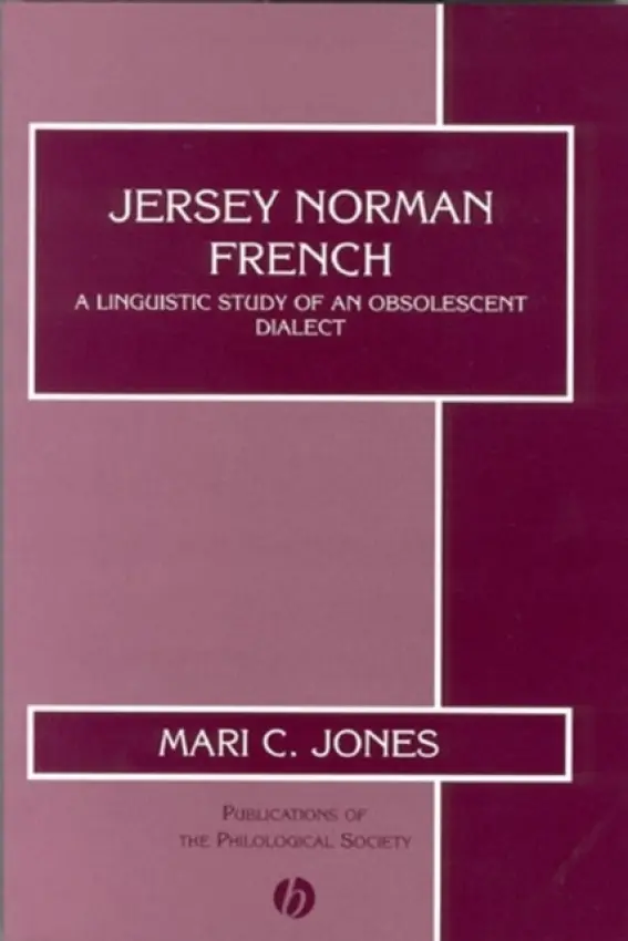 Jersey Norman French - Jones, Mari Catrin (University of Cambridge)