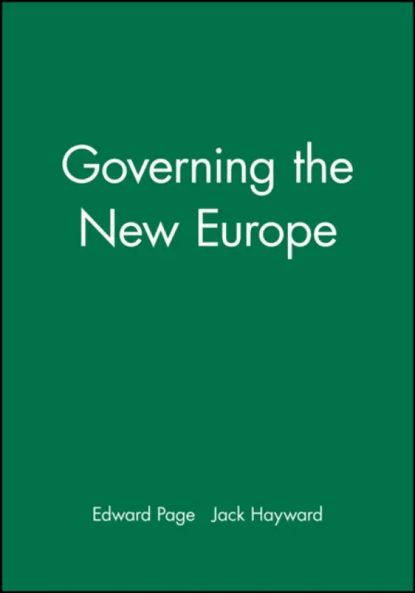 Governing the New Europe