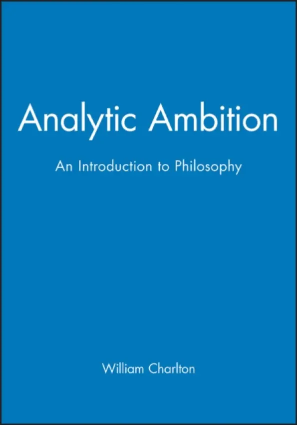 Analytic Ambition - Charlton, William (University of Edinburgh)