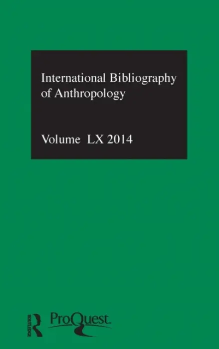 IBSS: Anthropology: 2014 Vol.60