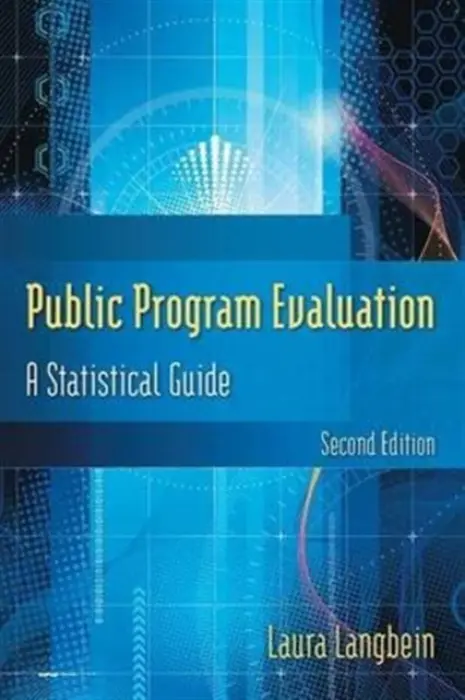 Public Program Evaluation - Langbein, Laura