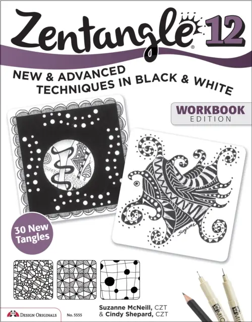 Zentangle 12, Workbook Edition - McNeill, Suzanne, CZT a Shepard, Cindy