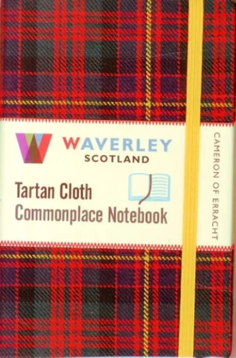 Waverley (M): Cameron of Erracht Tartan Cloth Commonplace Notebook