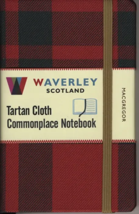 Waverley (M): MacGregor Tartan Cloth Commonplace Notebook - Waverley Scotland, Ron