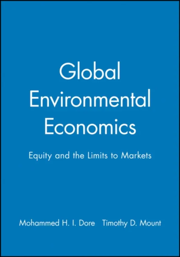 Global Environmental Economics