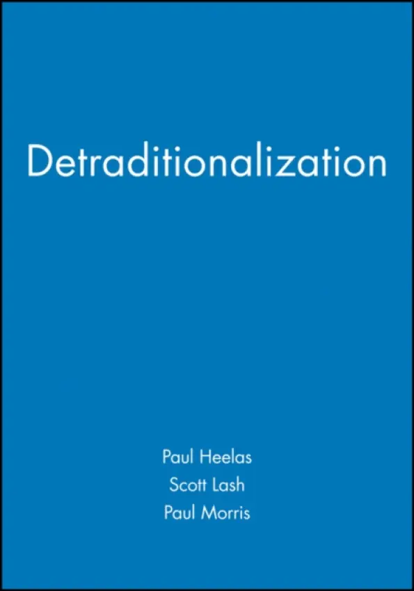 Detraditionalization