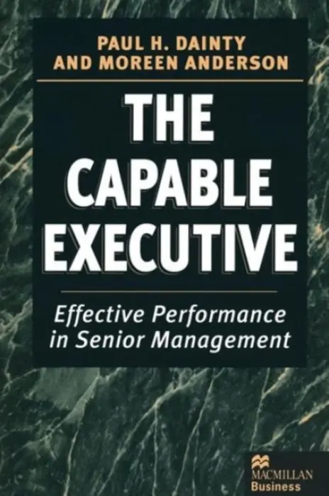 Capable Executive - Anderson, Moreen a Dainty, Paul