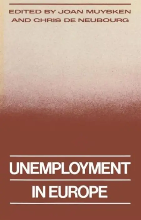 Unemployment in Europe - Muysken, Joan a Neubourg, Chris De