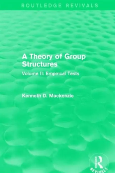 Theory of Group Structures - Mackenzie, Kenneth (The author confirmed he will provide bank details once he has earned royalties over GBP50)