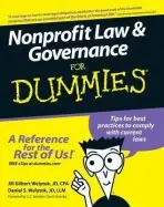 Nonprofit Law and Governance For Dummies - Welytok, Jill Gilbert a Welytok, Daniel S.
