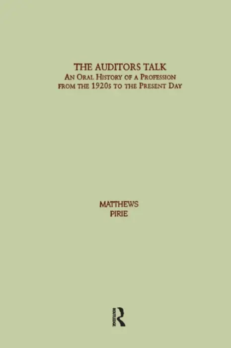 Auditor's Talk - Pirie, Jim a Matthews, Derek