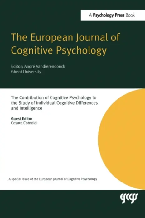 Contribution of Cognitive Psychology to the Study of Individual Cognitive Differences and Intelligence