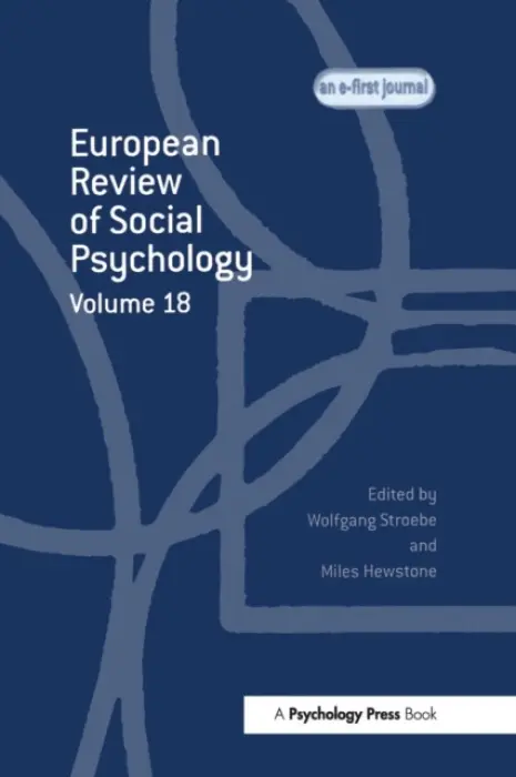 European Review of Social Psychology: Volume 18